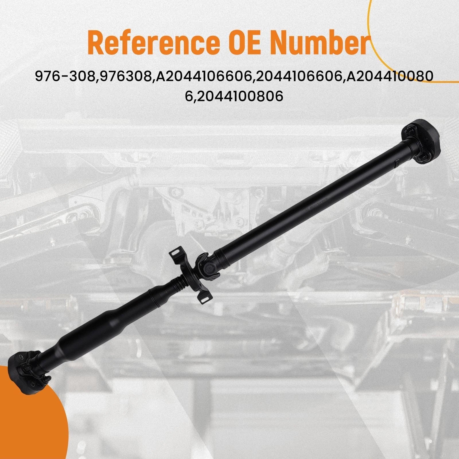 Rear Driveshaft Prop Shaft for Mercedes W204 C230 C250 C300 (2008–2012)