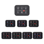 6 Gang Switch Panel Circuit Breaker Relay Kit for Car Truck UTV 12V-24V