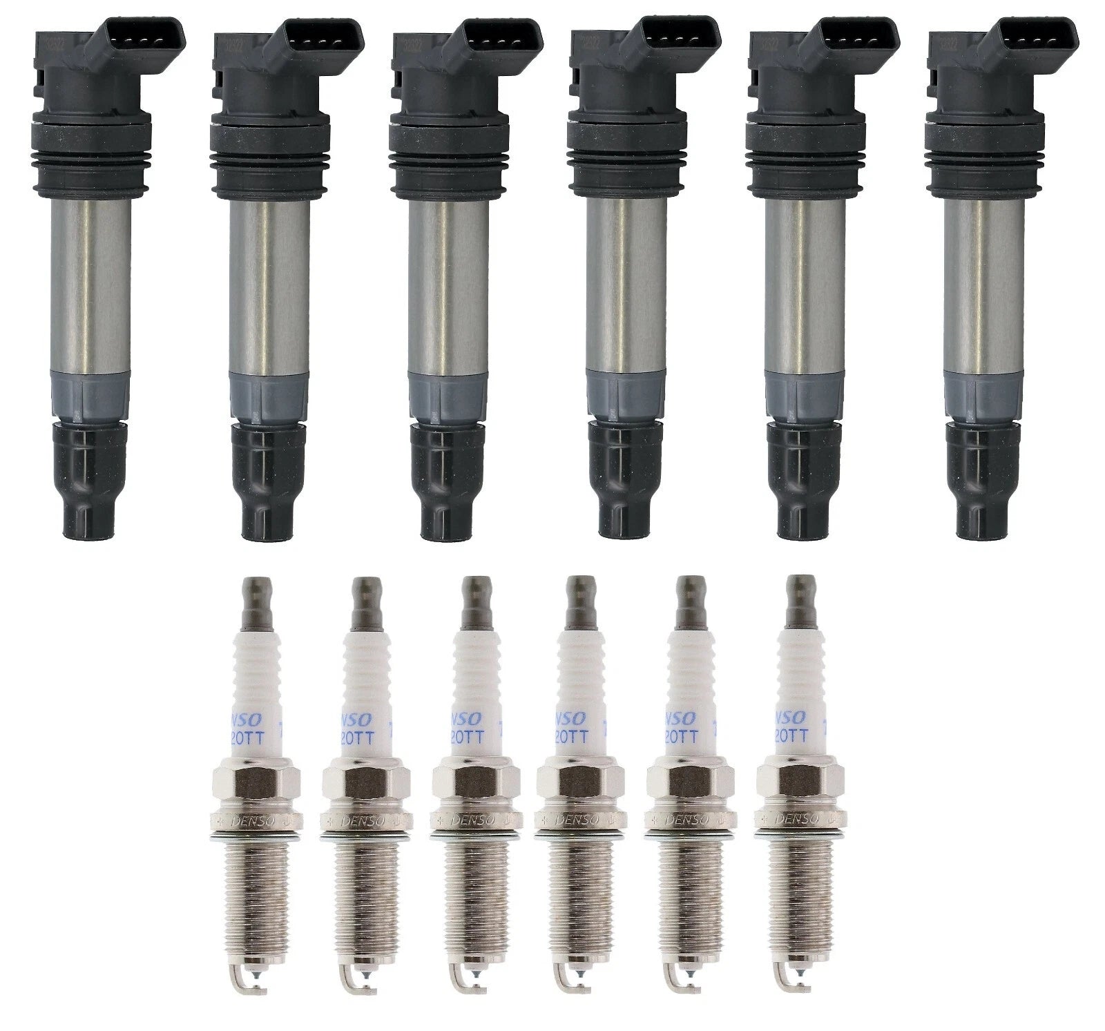 Denso Ignition Coils & Spark Plugs Kit for Volvo