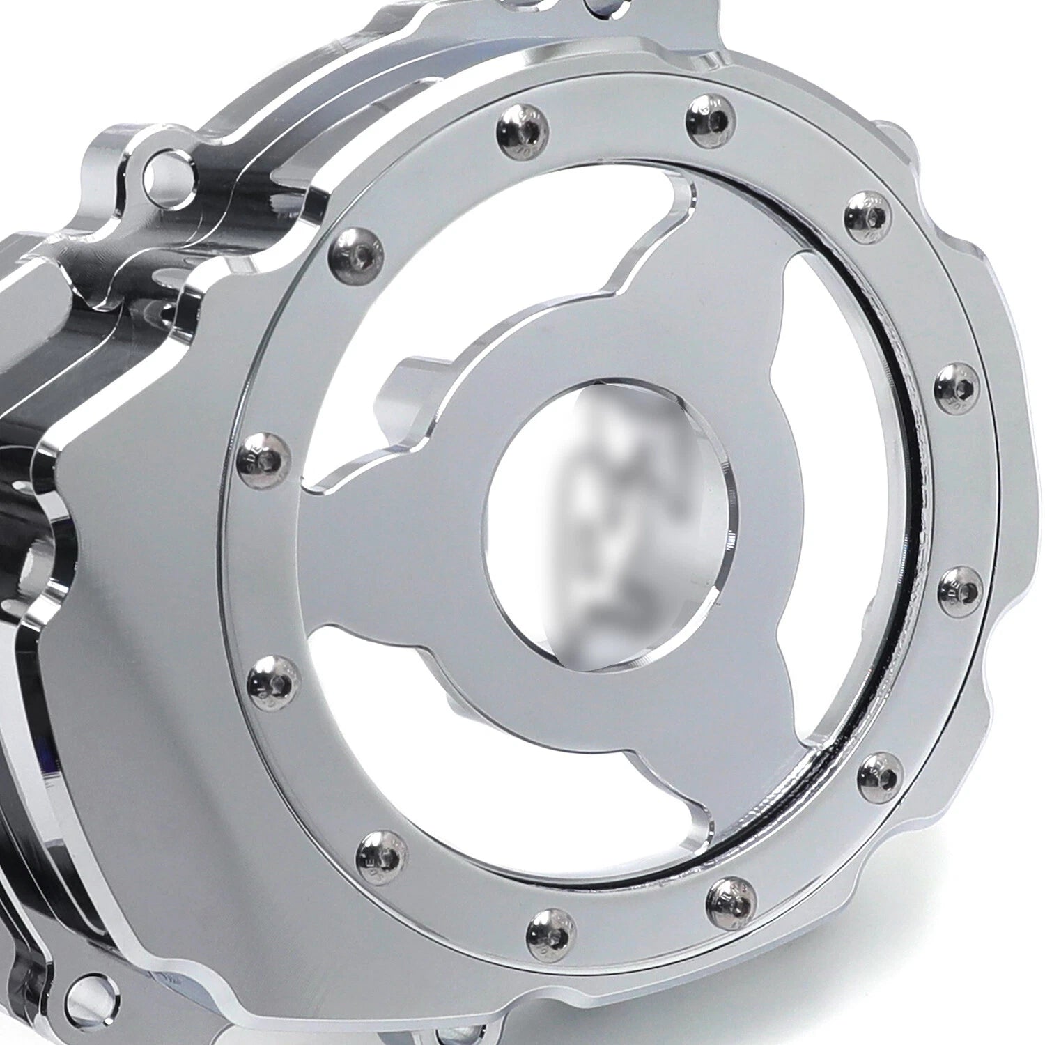 Chrome Clear Left Engine Stator Crankcase Cover Guard for Yamaha YZF-R1 (2015–2024)
