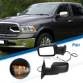 Tow Mirrors for Dodge Ram 1500 2009-2018 with Temperature Sensor - 1 Pair