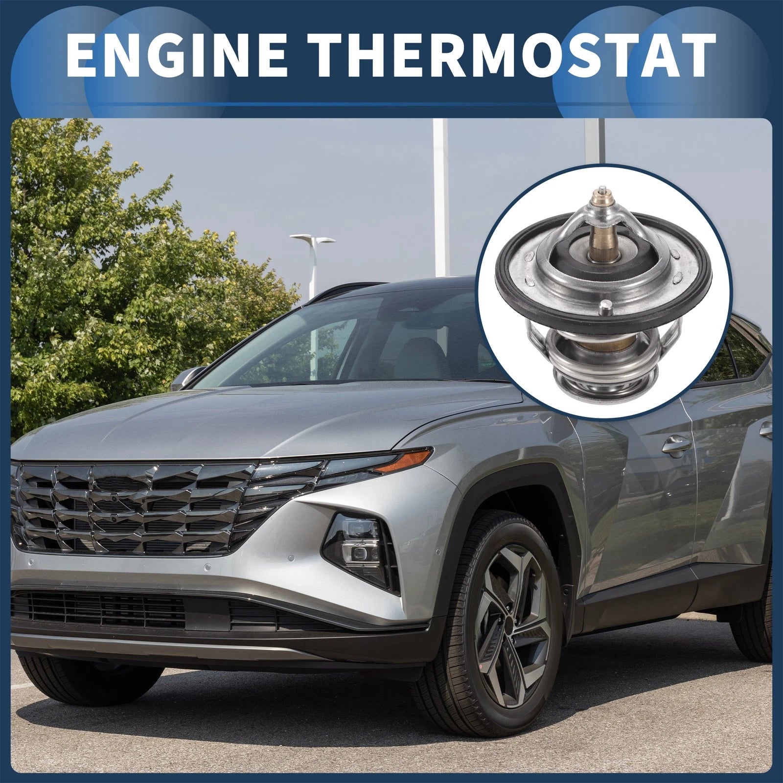 Engine Coolant Thermostat for Hyundai Tucson 2.0L (2016–2018) No. 2551042010