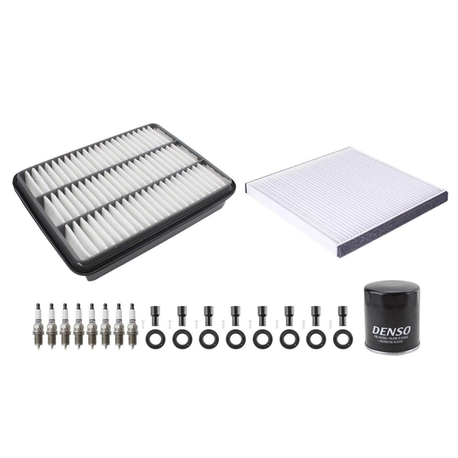 Denso Tune Up Kit 8 Spark Plugs & Boots for Lexus GX470 (2003–2009)