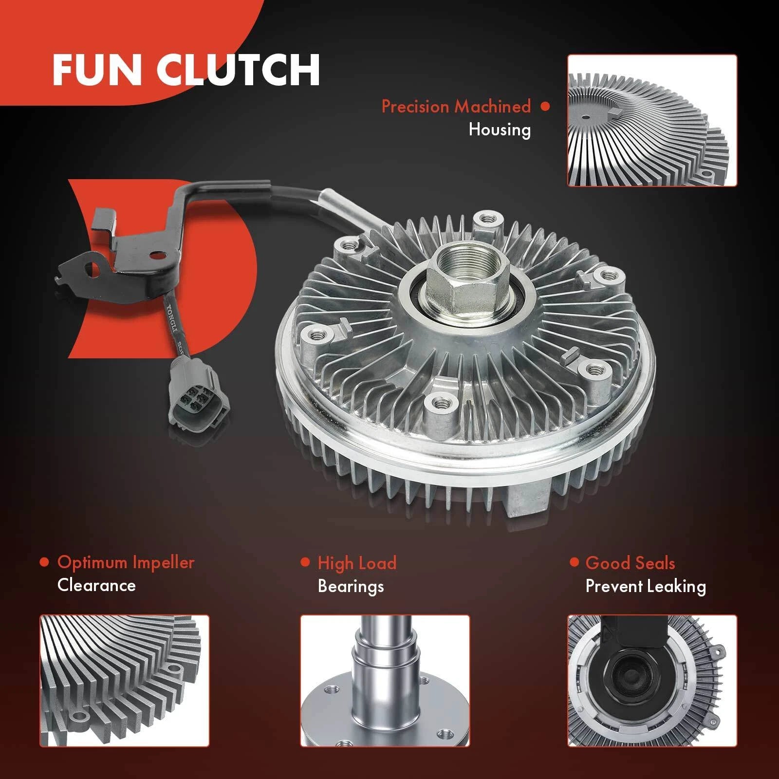 Electric Cooling Fan Clutch for Dodge Ram 2500 3500 5500 (2008–2018)