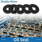 Set of 5 Oil Seal Rotary Shaft Seal Nitrile Rubber 25x62x10mm