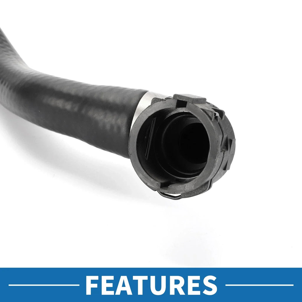 Radiator Hose 1 Pc for BMW 320i (2013-2015) Rubber Black