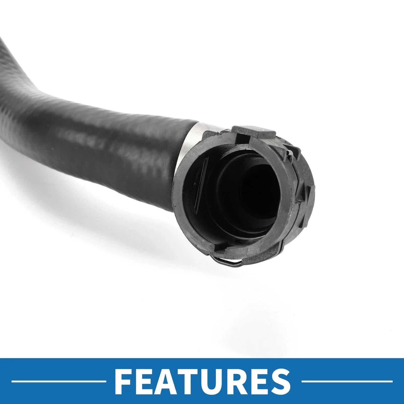 Radiator Hose 1 Pc for BMW 320i (2013-2015) Rubber Black