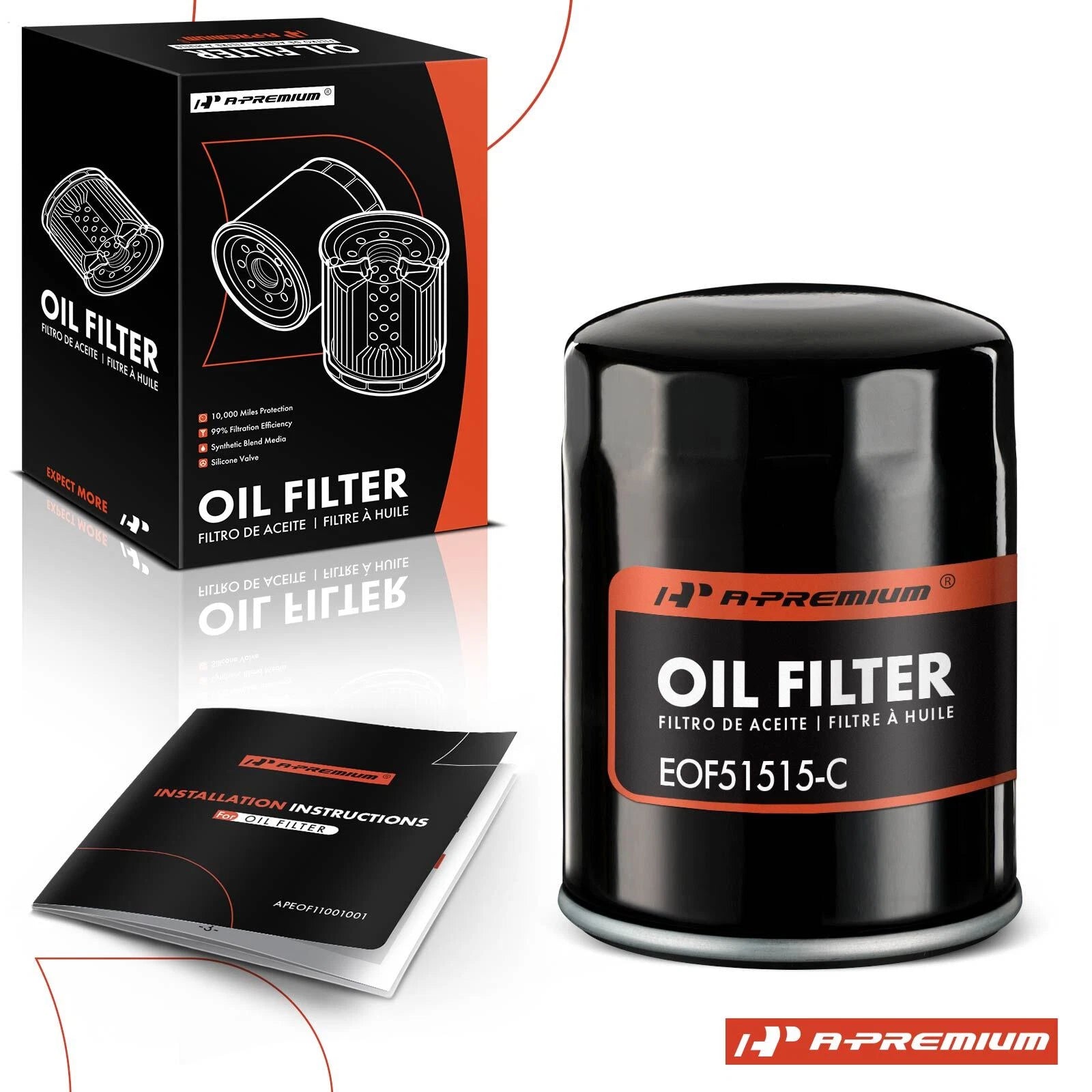 Engine Oil Filter for Dodge Ramcharger, Chrysler Town & Country (1974)