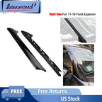 Front Pair A-Pillar Molding Trim for Ford Explorer (2011–2019)