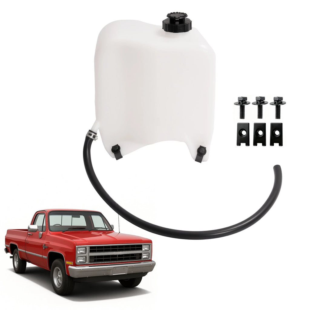 Coolant Reservoir Bottle & Cap for Chevy GMC Truck C/K (1981–1987) & R/V (1988–1991)