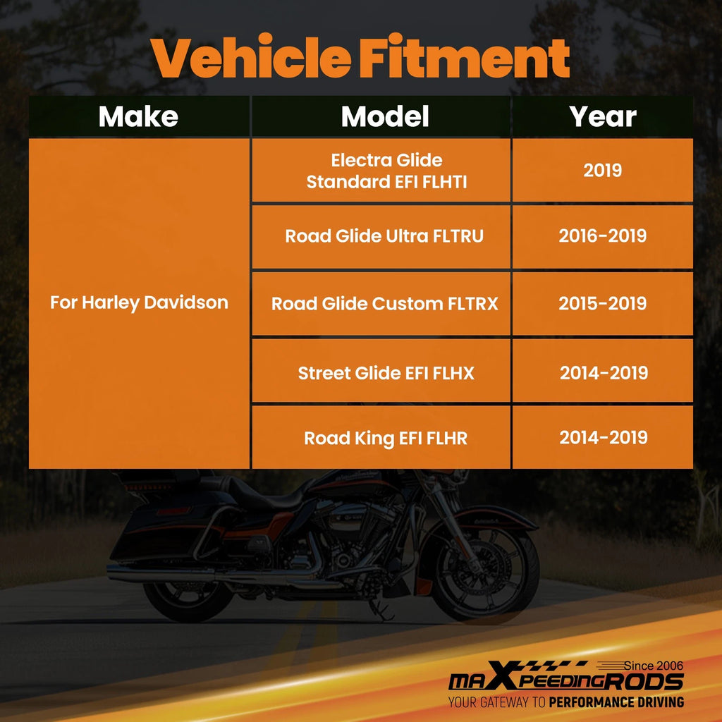 Trailer Hitch Kit for Harley-Davidson Touring (2014-2019) 1-7/8" Ball