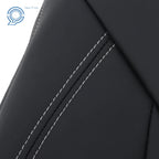 Passenger Back Seat Cover for Jeep Wrangler (2013–2017) Leather Black