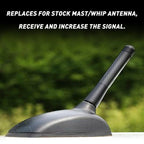 3" Car Radio Short Antenna Kit for Universal Vehicles (Black Carbon Fiber)