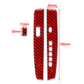 Red Carbon Fiber Interior Gear Shift Cover Trim for Honda Accord (2013-2017)