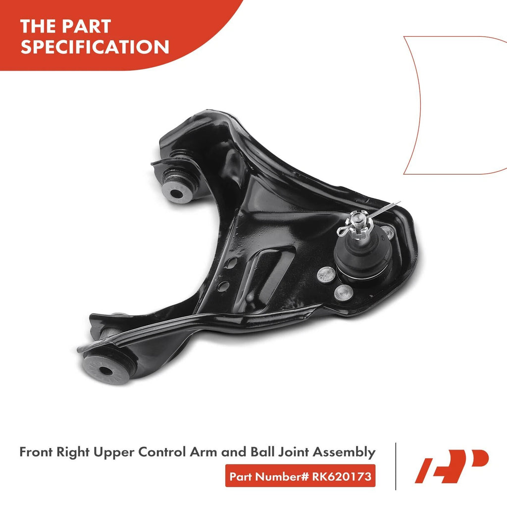 Set of 4 Front Wheel Bearing Control Arm Ball Joint Kit for Chevrolet GMC