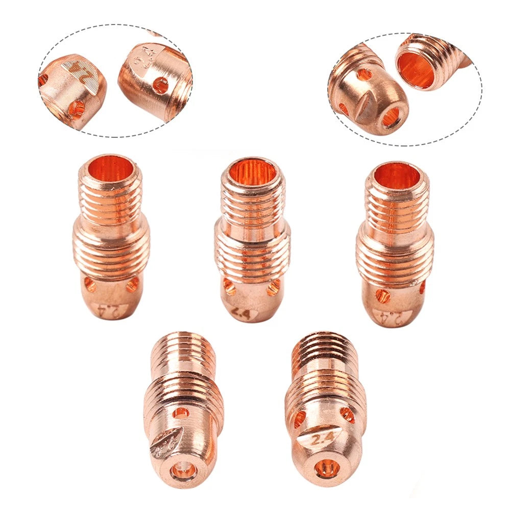 5PCS TIG Collet Body 13N28 for 9/20/25 TIG Torch