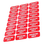 Gasoline Only Vinyl Decal for Fuel Gas Door (Weatherproof)