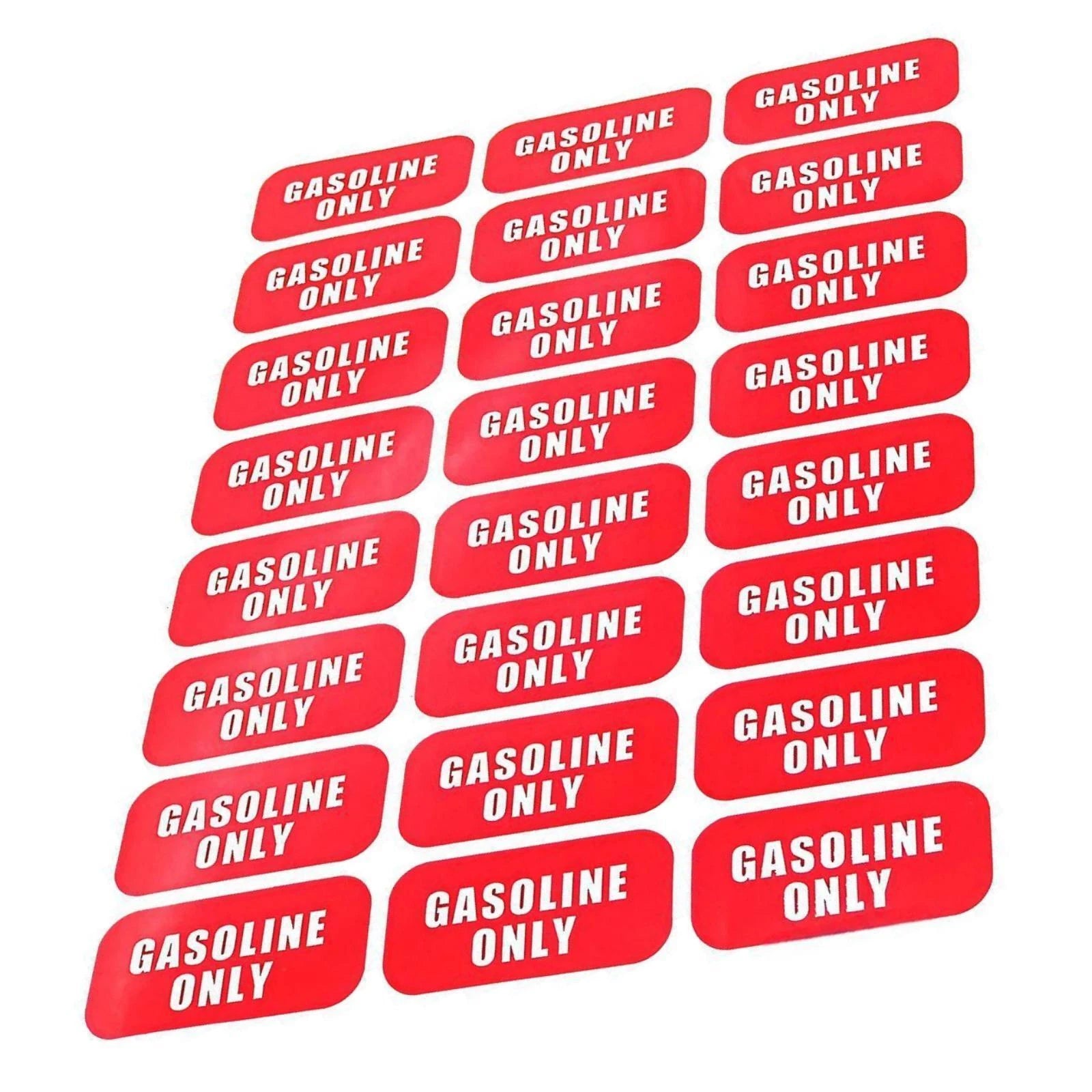 Gasoline Only Vinyl Decal for Fuel Gas Door (Weatherproof)