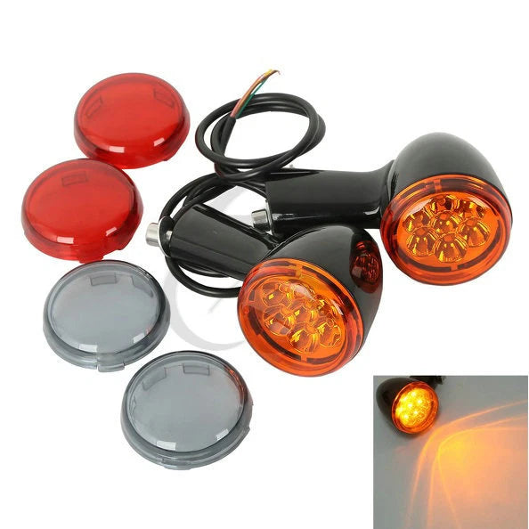 Rear LED Turn Signal Lights Bracket for Harley Sportster XL883 1200 (1992–2022)