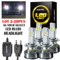 2X H7 LED Headlight Bulb Conversion Kit for 6500K