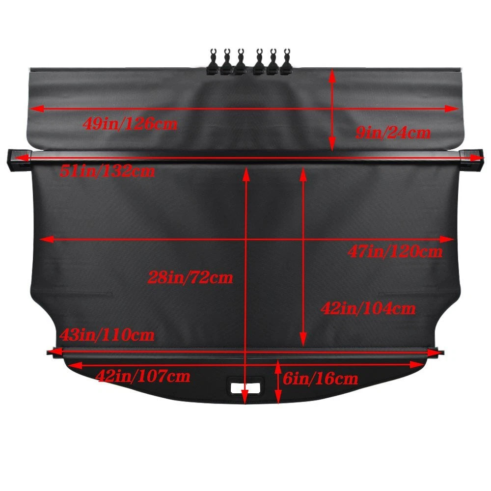 Retractable Cargo Cover for Chevy Equinox (2018-2020)