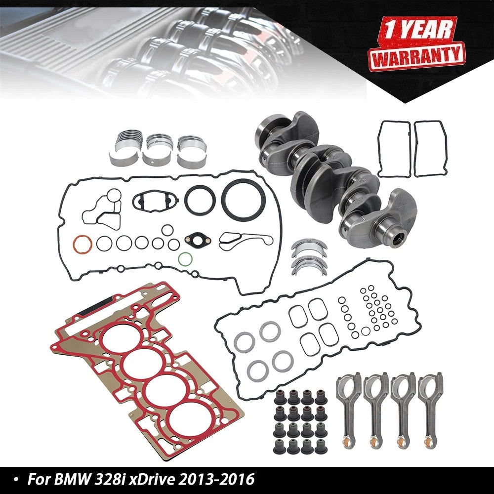 Crankshaft Connecting Rods Gasket Kit for BMW 328i xDrive (2013–2016)