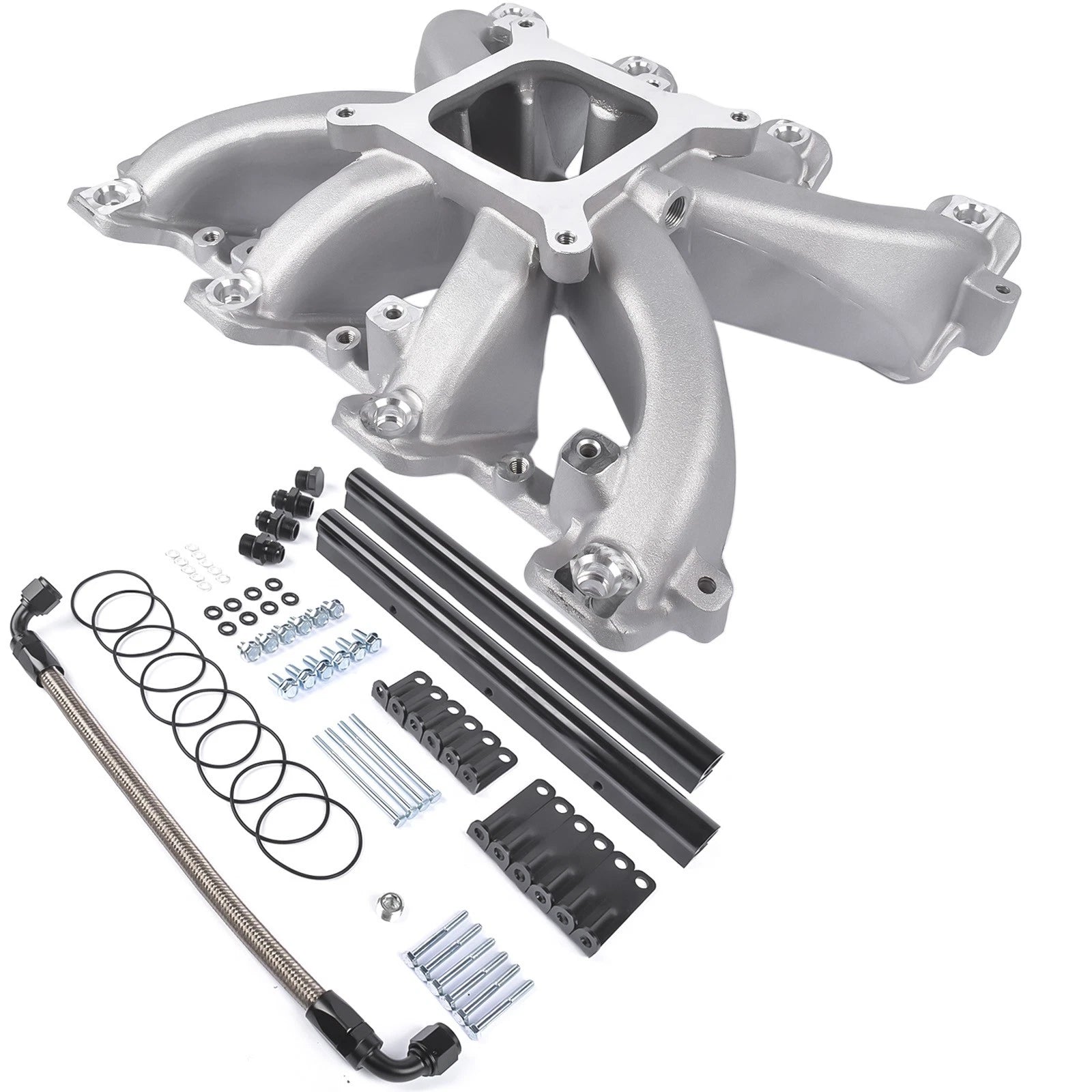 Single-Plane EFI Intake Manifold with Fuel Rails for GM LS1/LS2/LS6 (1997-2009)