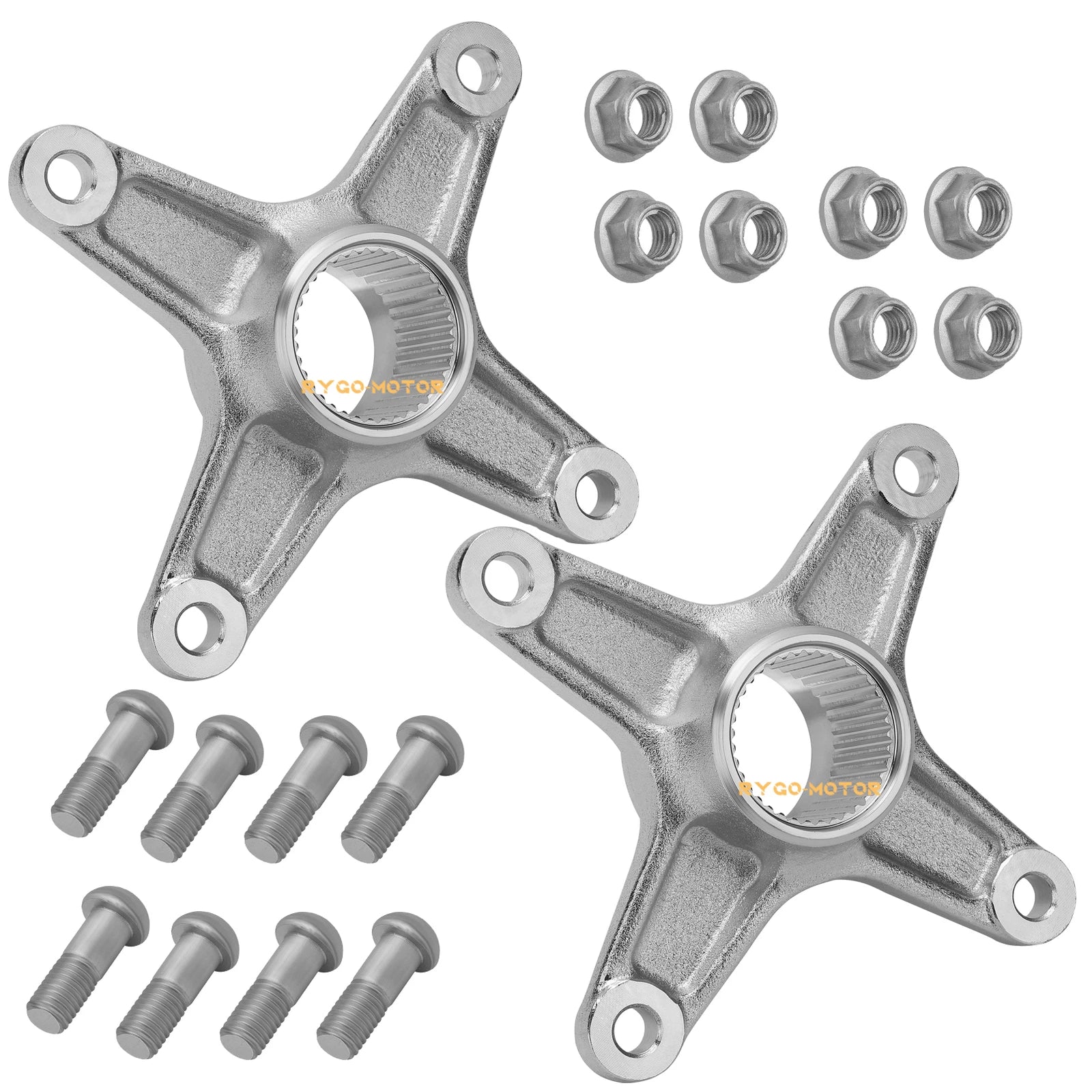 2X Rear Axle Sprocket Mount Hub Collar Holder Kit for Yamaha YFZ450 Raptor 700 (2004–2023)