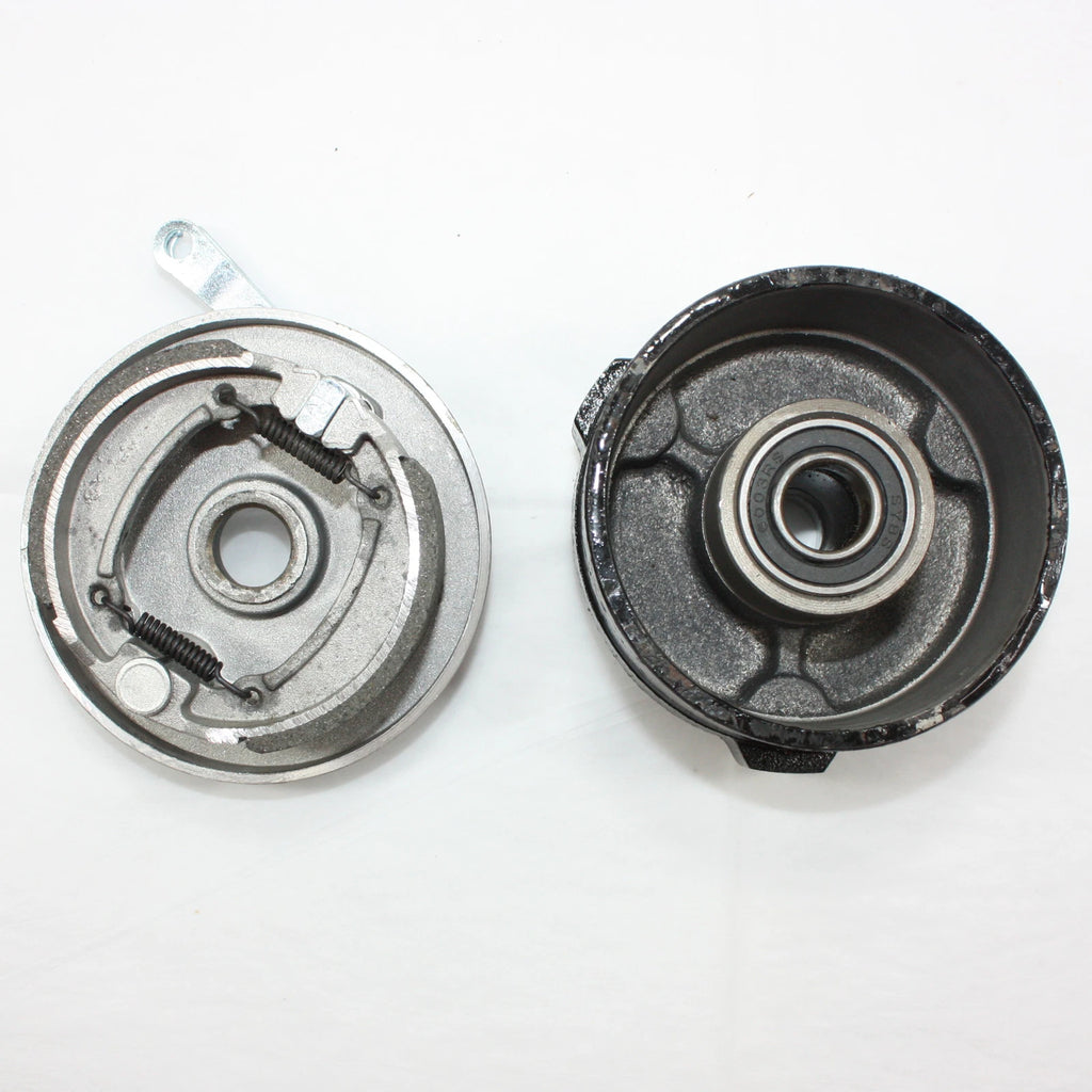 3 Stud Drum Brake Housing Wheel Hub + Shoes for 110cc 125cc Quad ATV