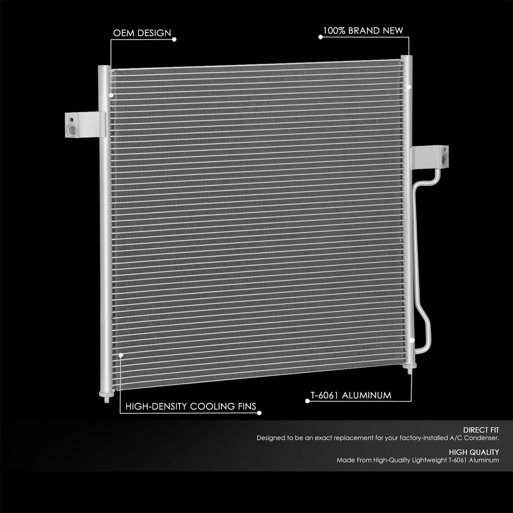 Aluminum Front A/C Condenser for Ford Explorer Sport Trac/Aviator/Mountaineer (2003–2010)