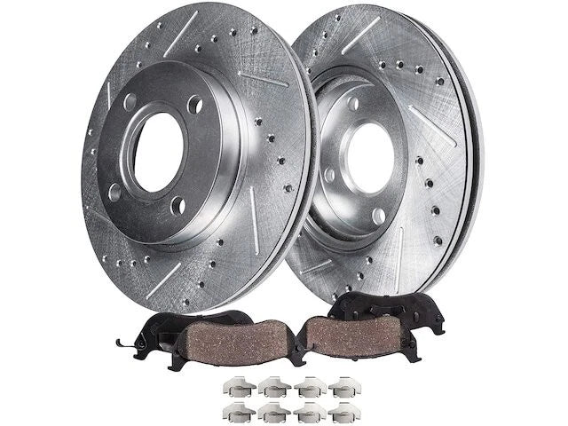 Front Brake Pad and Rotor Kit for Mazda MX5 Miata (2016–2022) SD613XW