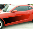2pc Black Vinyl Sport Fade Side Graphic for 2010-2013 Chevy Camaro