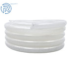 25ft Heavy Duty Braided Clear PVC Tubing 1" ID × 1-19/64" OD
