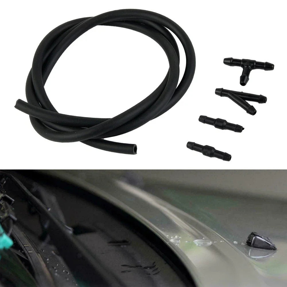 Hose Kits 100cm Wiper Accessories Hose Connectors Rubber & Plastic T-Type