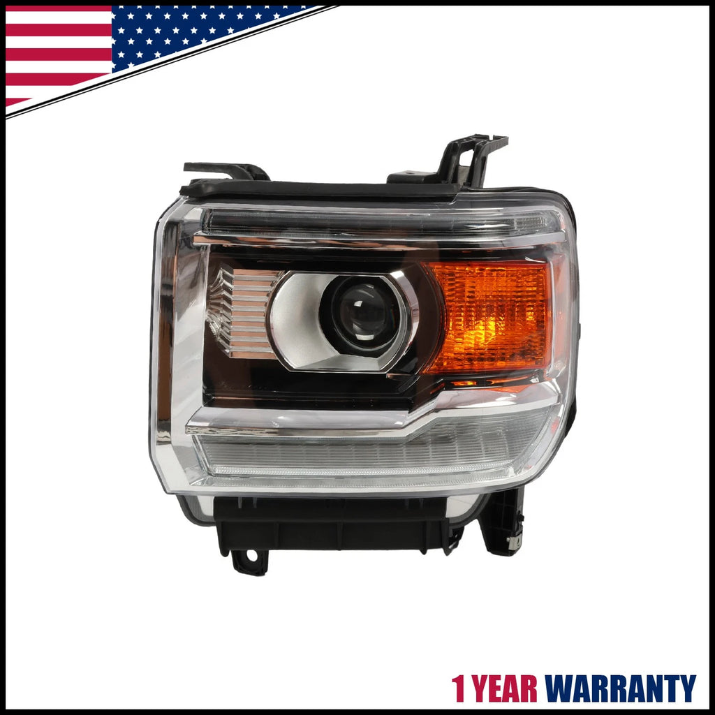 HID/Xenon Headlight for GMC Sierra 2500HD 3500HD (2016–2019) w/LED DRL