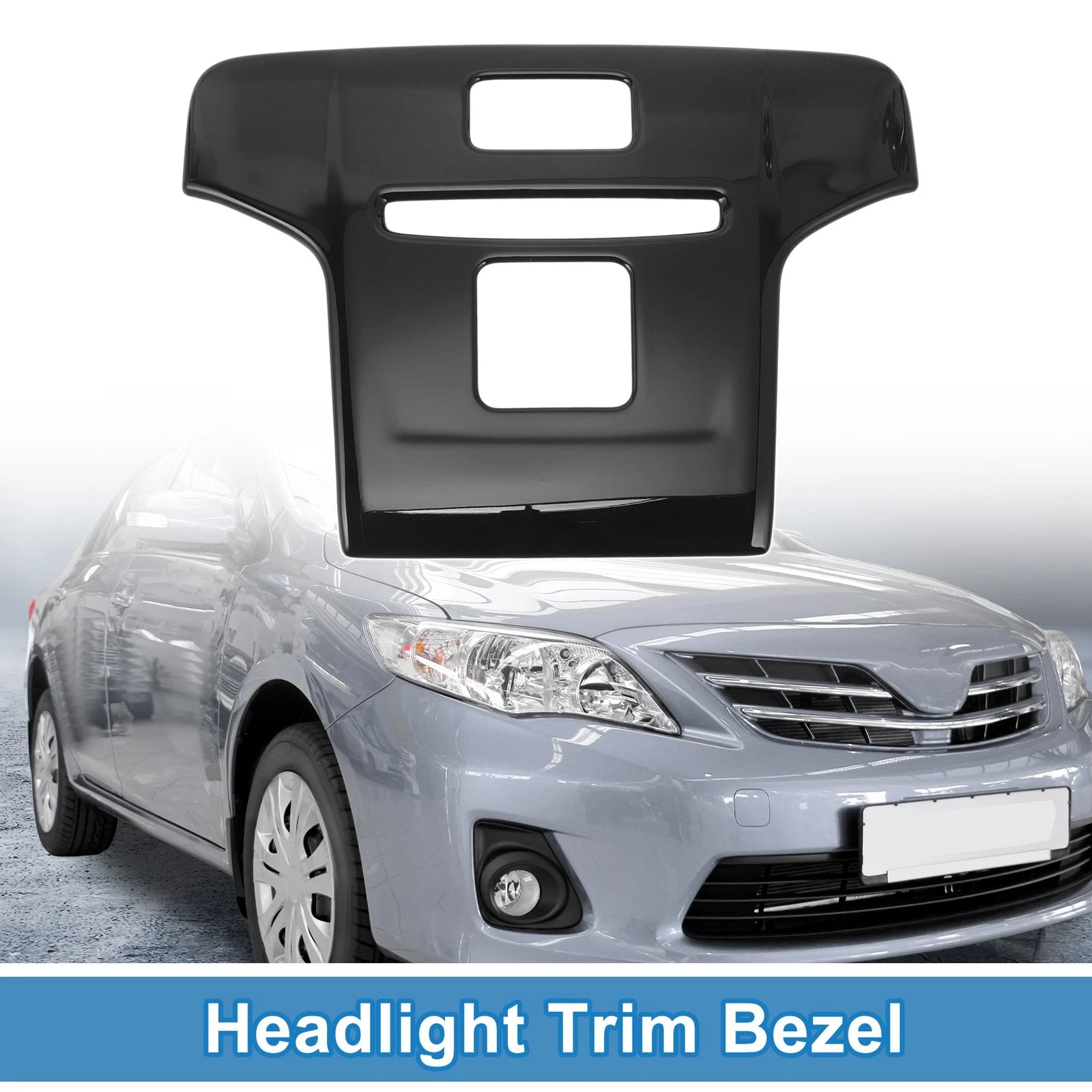 1 Pcs Headlight Trim Bezel for Toyota Corolla (2019–2020) ABS