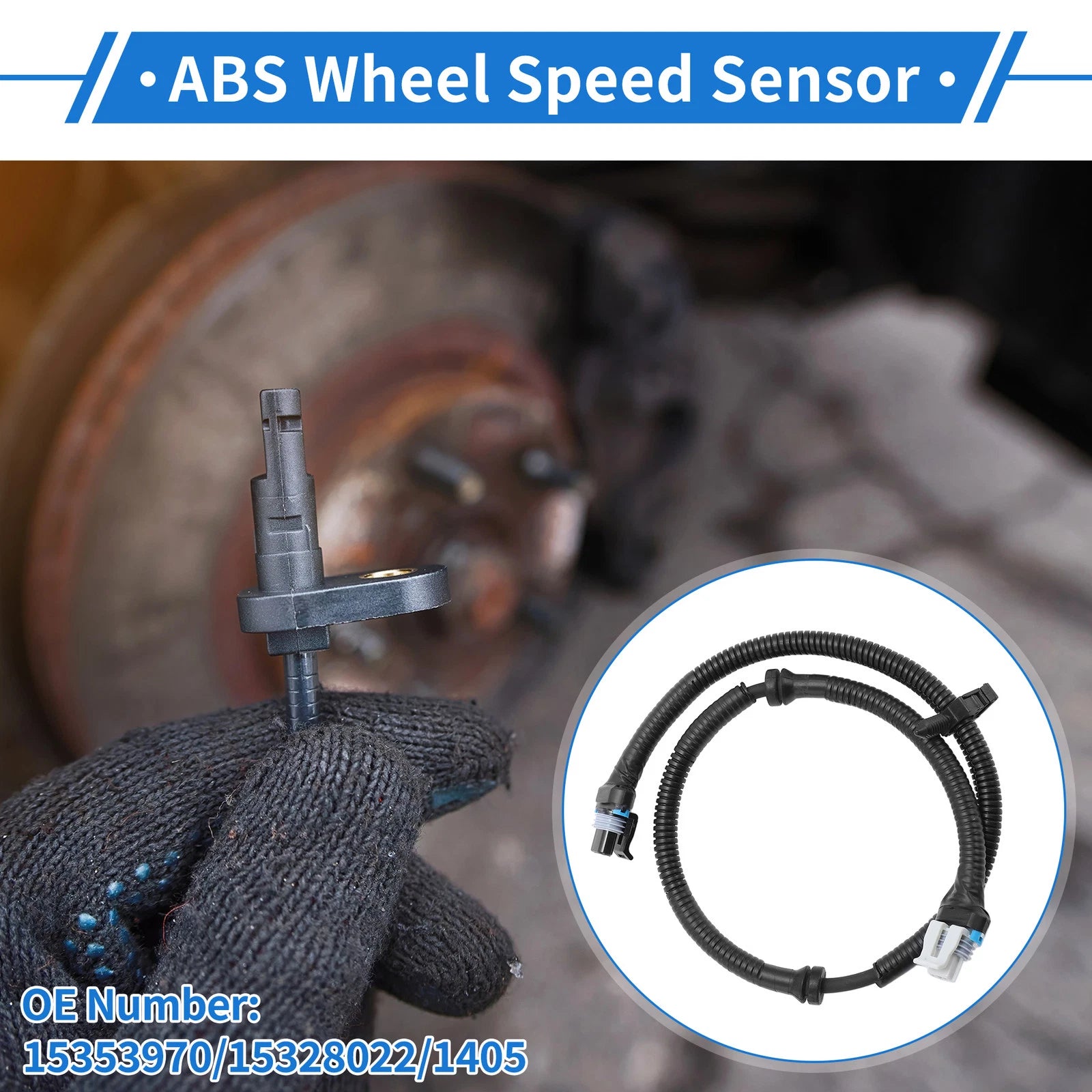 ABS Wheel Speed Sensor for Buick Rendezvous (2002–2007) No. 15353970/15328022/1405
