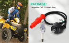 Ignition Coil & Spark Plug for Polaris Sportsman 500 (1996–2002)