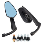 Custom Black Bladeshape Mirrors for Yamaha Chopper Raider Midnight (2006–2019)