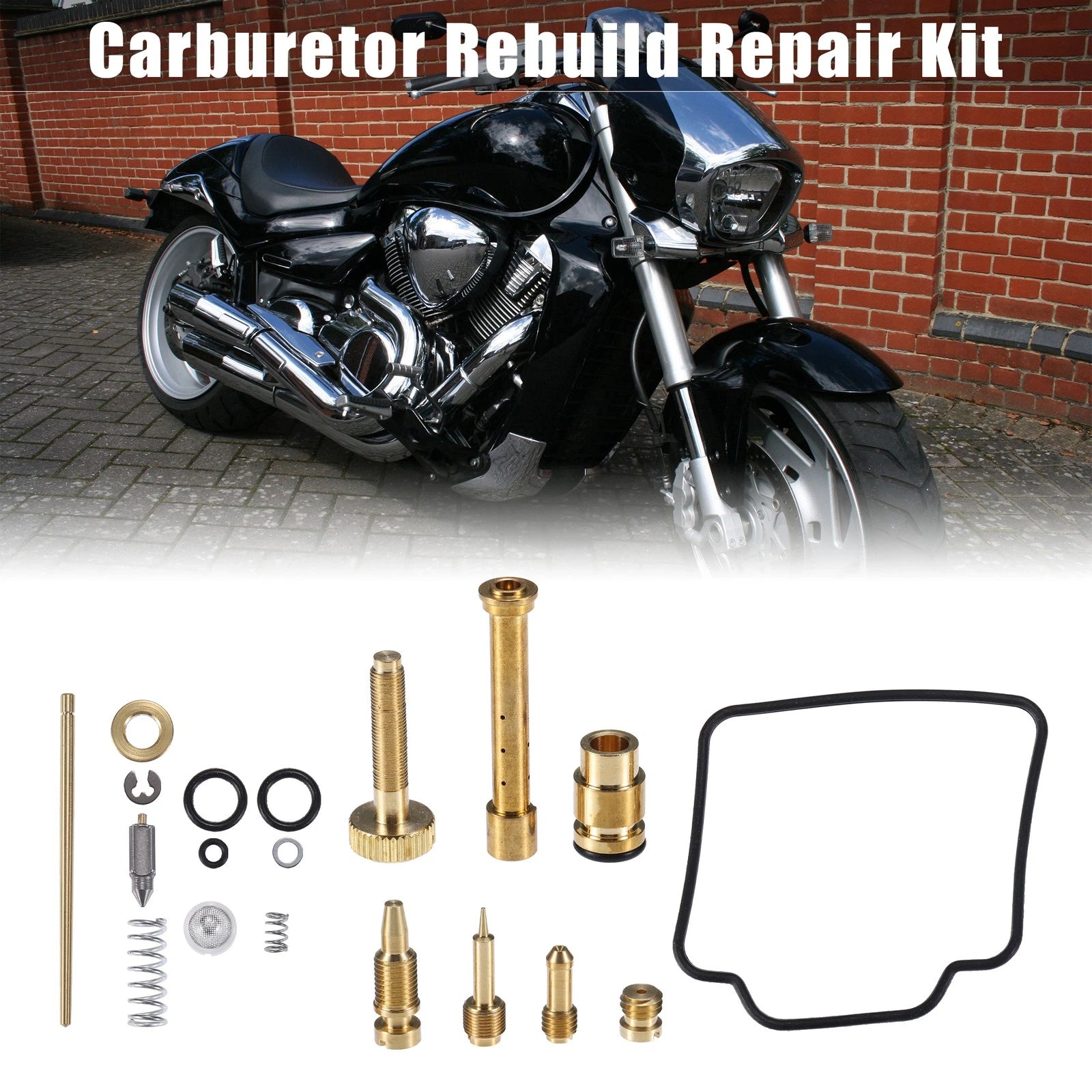 Set of Carburetor Repair Parts for Suzuki DR200SE (1996–2009)