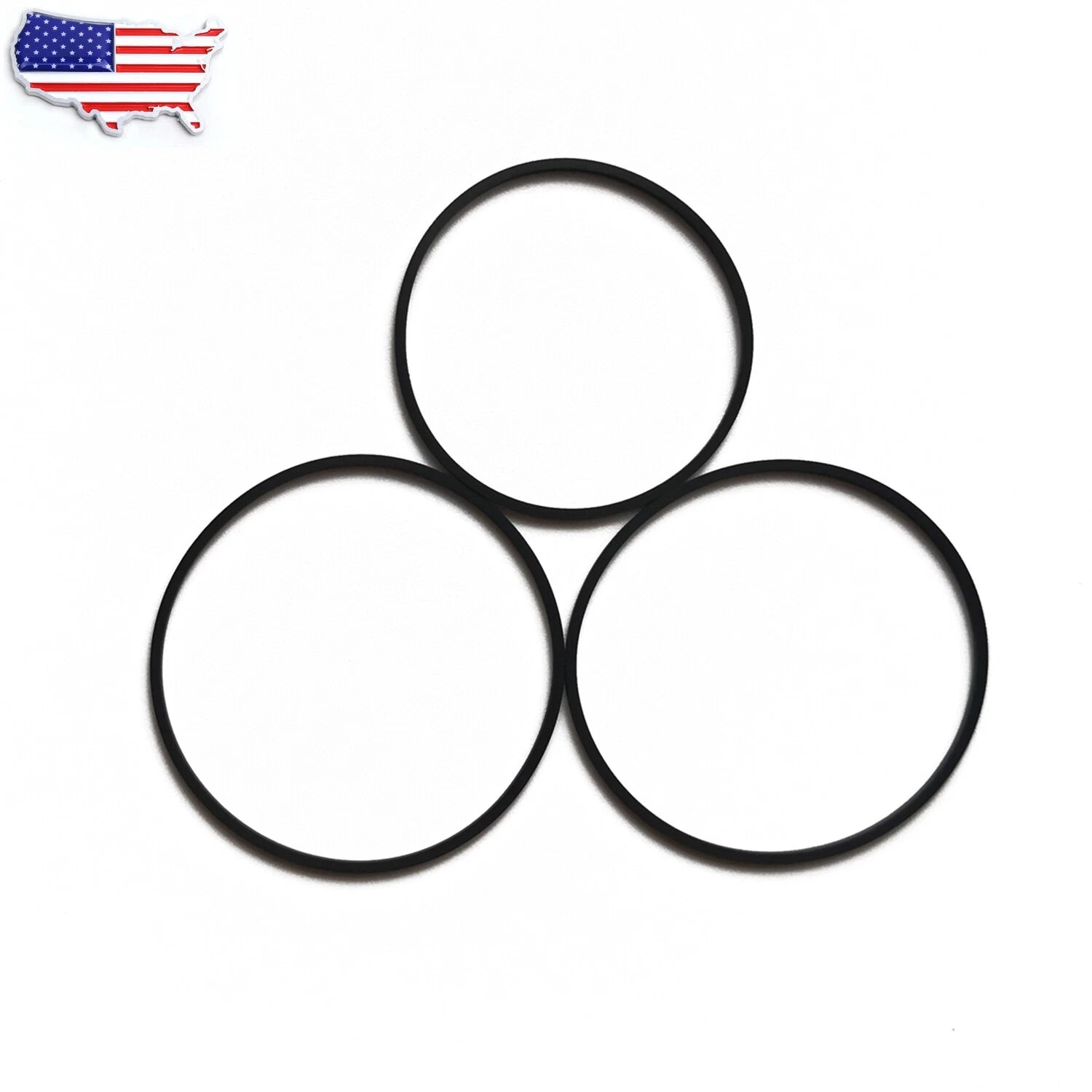 3pcs Belts for Sony CDP-CX300/CX350/CX355/DVP-CX777ES/CX985V