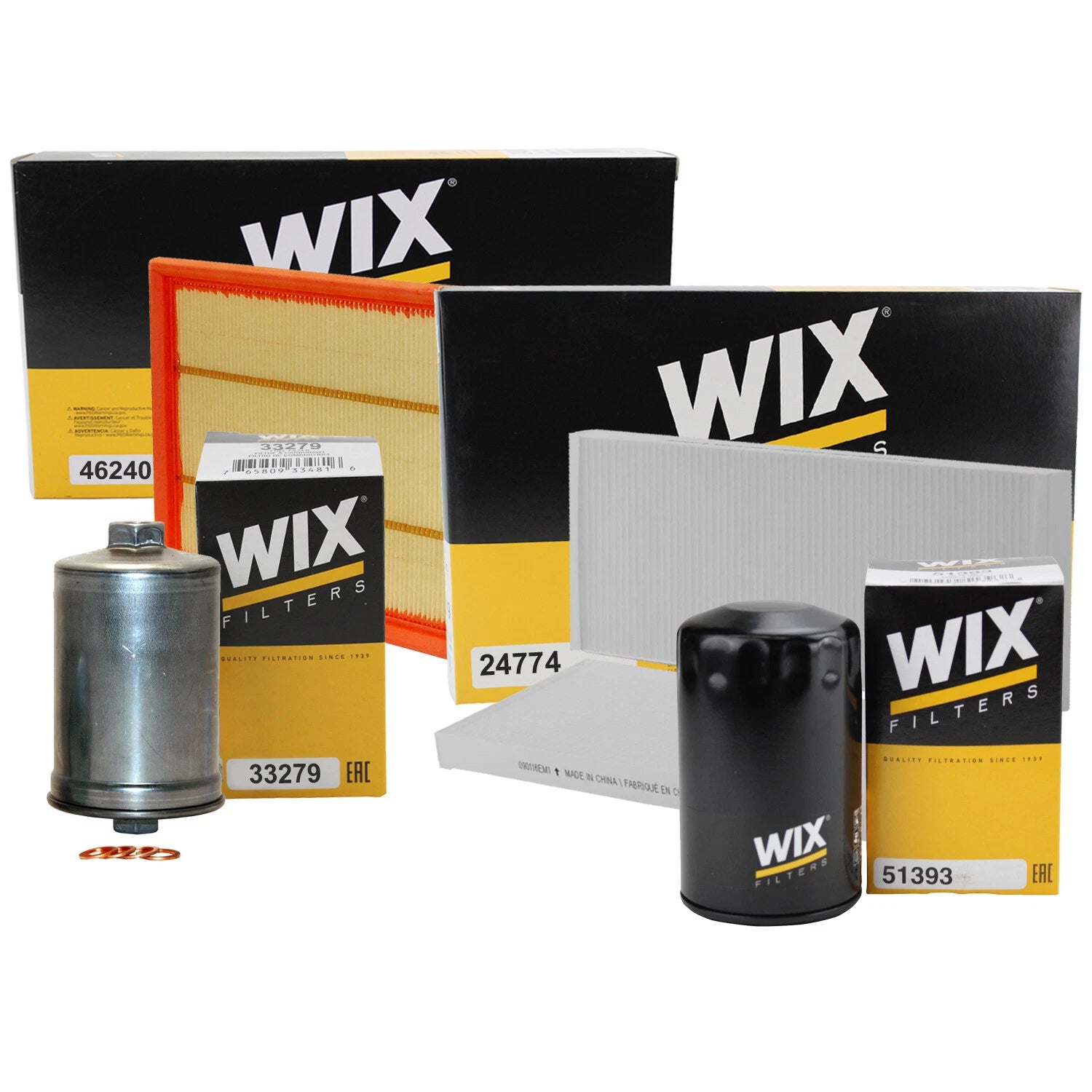 Wix Filter Kit for Audi Cabriolet 2.8L V6 (1996–2002)
