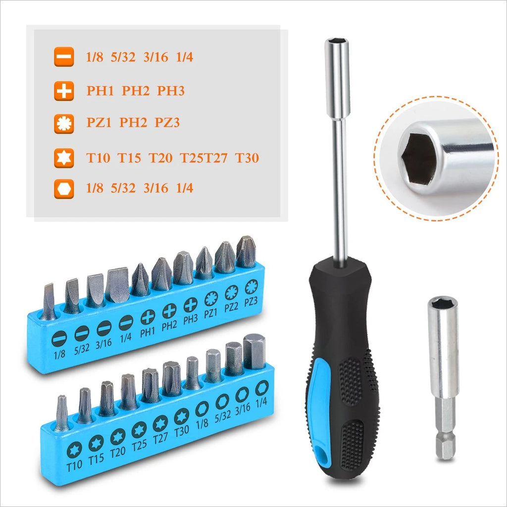 39-Piece Household Toolbox Set for (Universal)