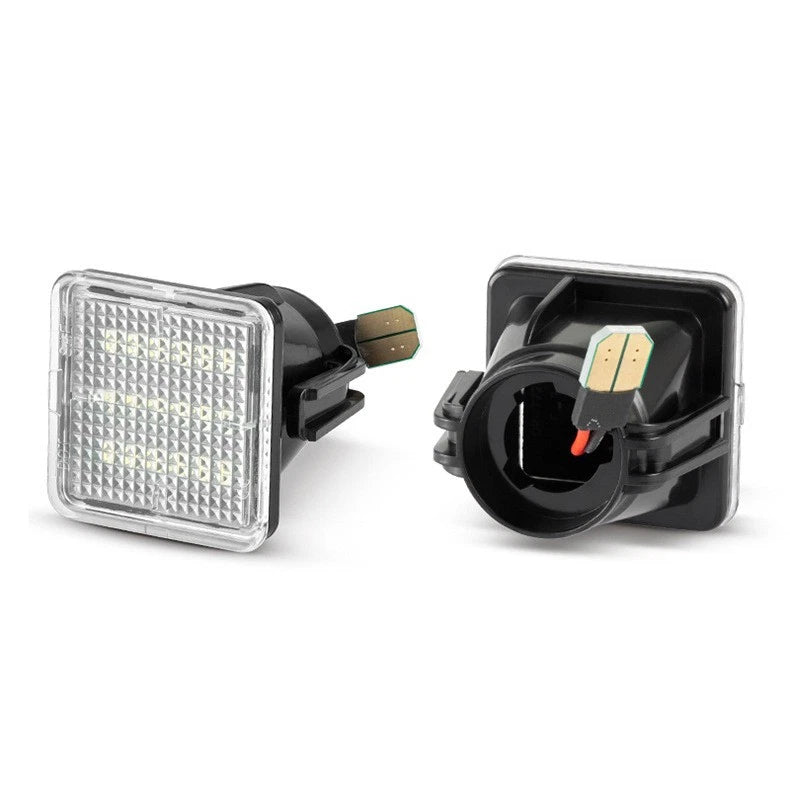 2Pcs White LED License Plate Lights for Toyota Tundra (2014–2019) Tacoma (2016–2019)