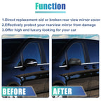 Matte Black Rearview Mirror Cap for Mercedes Vito W447 (2014–Present)