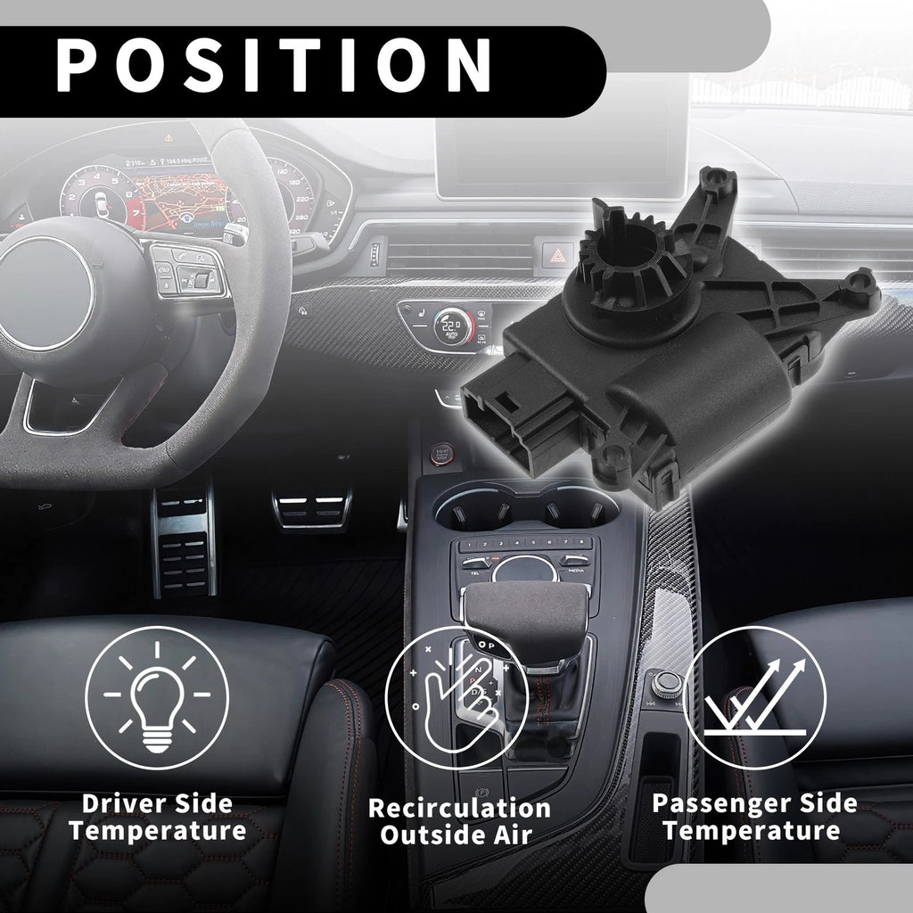 HVAC Heater Blend Door Control Actuator No.5Q0898511G for VW e-Golf (2015–2018)