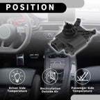 HVAC Heater Blend Door Control Actuator No.5Q0898511G for VW e-Golf (2015–2018)