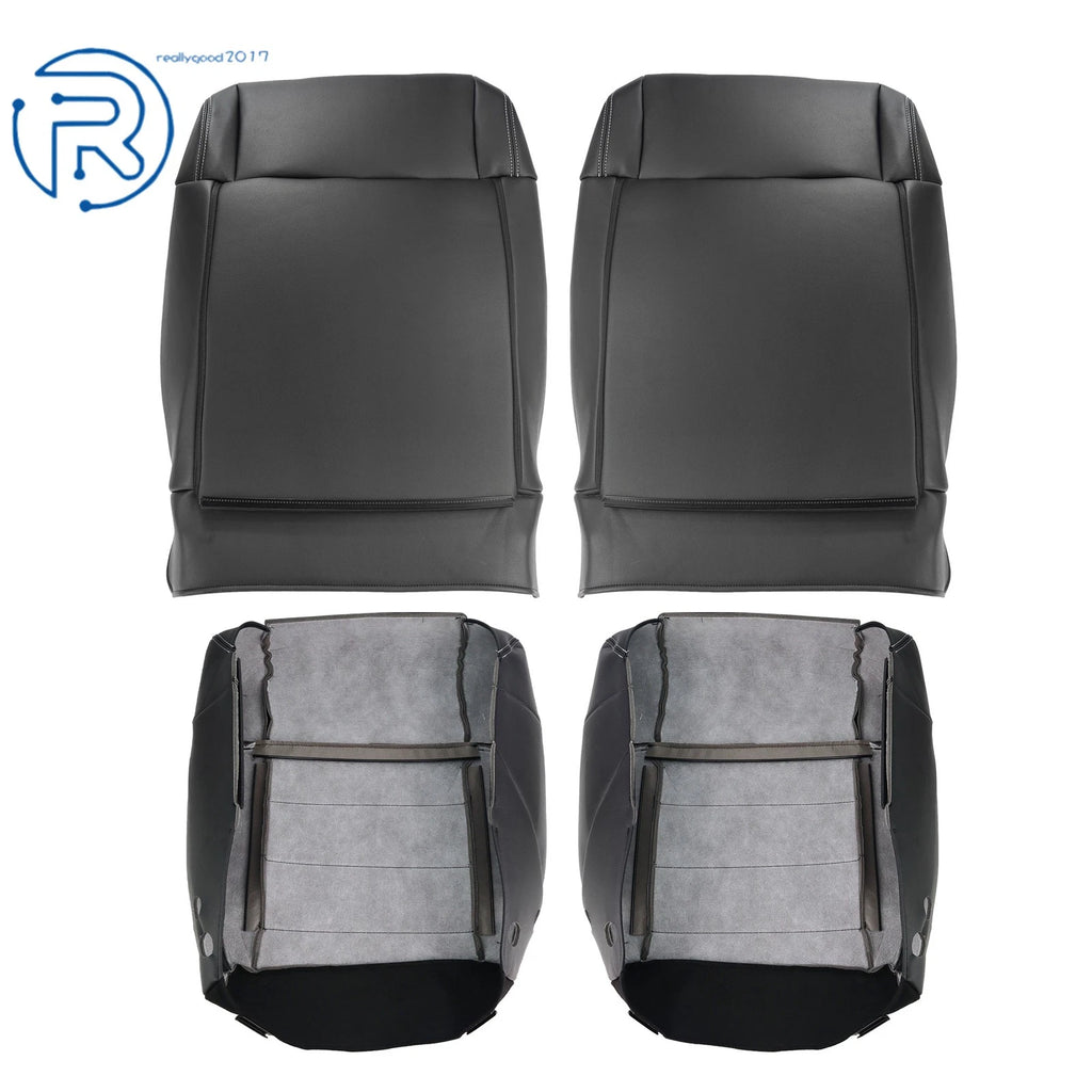 Set of 2 Leather Seat Covers for Jeep Wrangler (2007-2012)