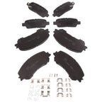 Set of 4 Ceramic Disc Brake Pads for Nissan Rogue Sport (2014–2020)
