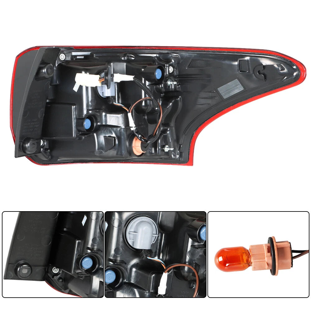 Rear Tail Light Lamp for Mitsubishi Outlander (2016-2020) Red Driver Side